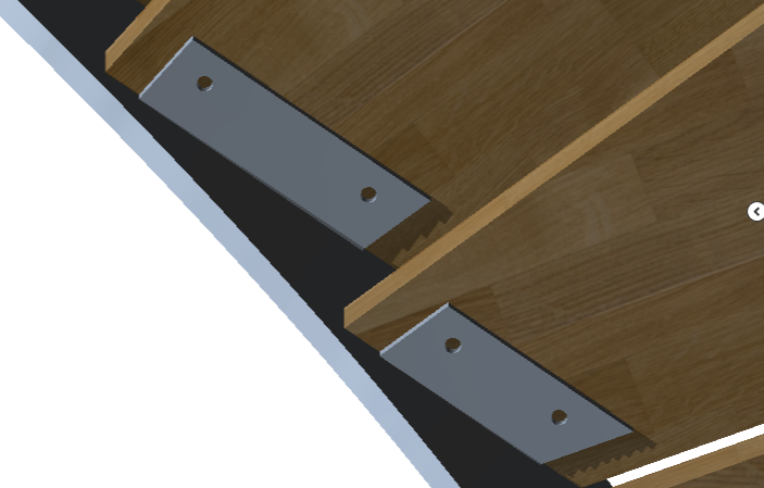 3D Ansicht Stufenauflage
