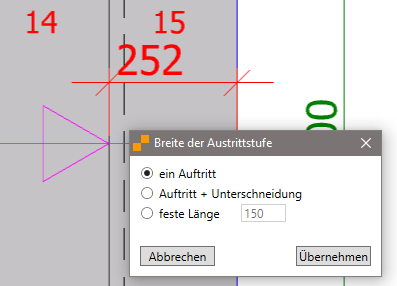 Austrittstufe Konfiguration