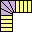 Geteiltes Podest Symbol